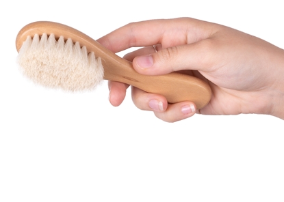 Picture of Show Tech Pure Goat Hair Brush Natural Wood 15cm